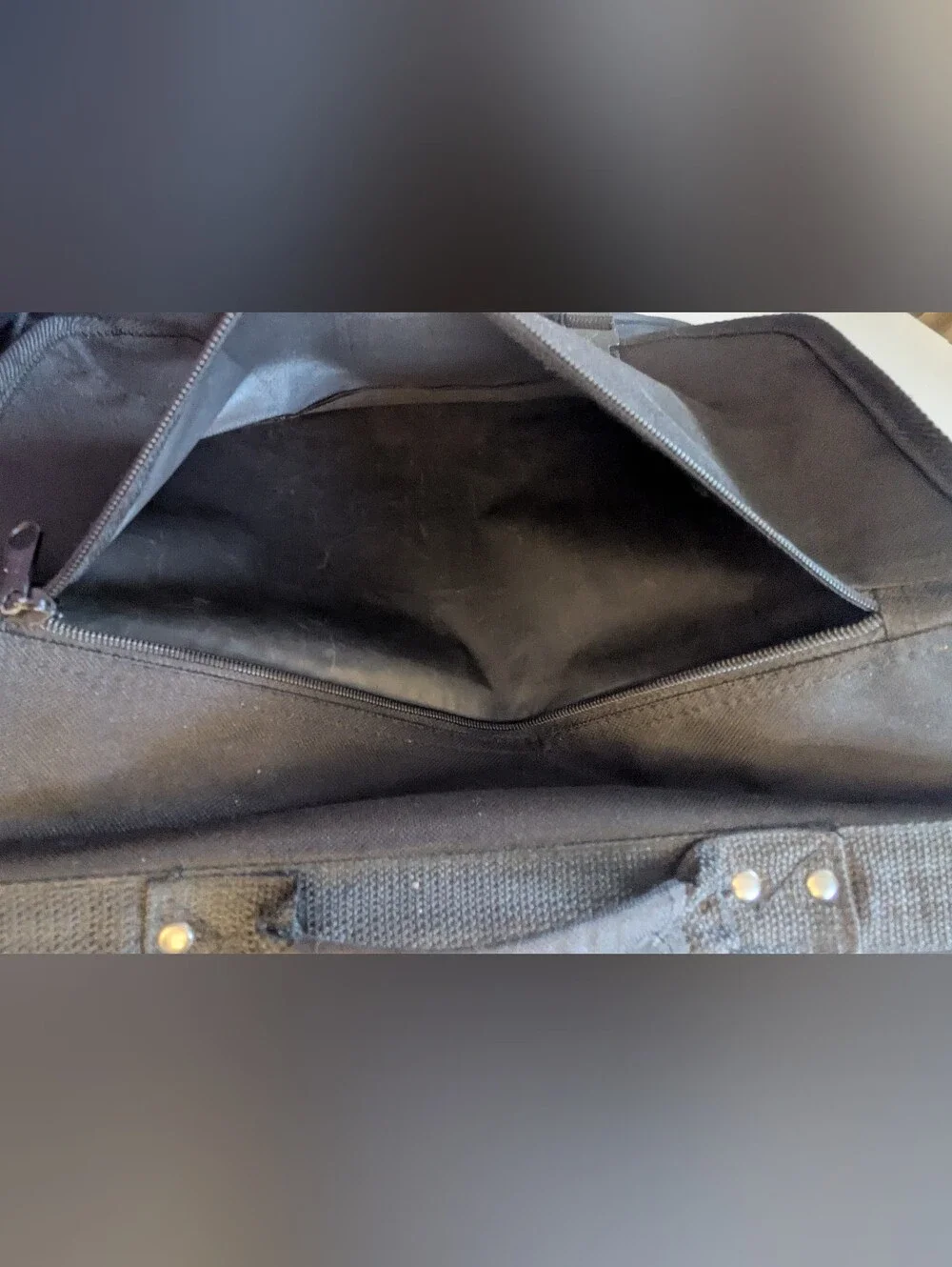 Vintage CENTRIXX Classic Black Canvas Messenger Shoulder Bag 16